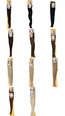 £89.99 • Buy Sensationnel Premium Now Straight 20  Inch Weave 100% Human Hair Euro Wvg