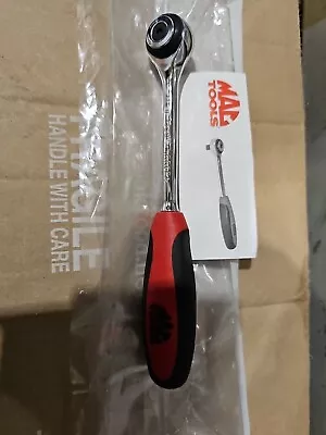 Mac Tools 1/4  Dr  6” Round Head Ratchet With RED Comfort Grip Handle MRR6PA • $80.76