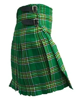 Irish 8 Yard Kilts Scottish Men Kilts 16oz Casual Tartan Kilt • £29.99