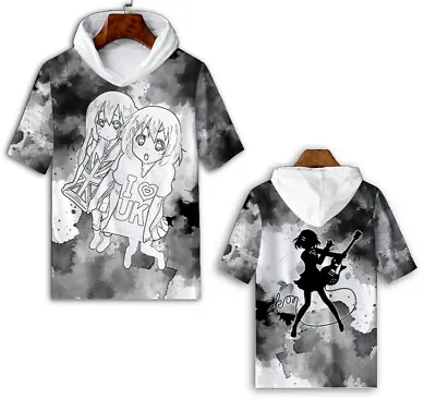 Summer Anime K-ON Akiyama Mio Cosplay T-Shirts Men's Full Color Short Sleeve TEE • $22.99