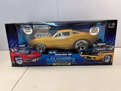 1966 Ford Mustang Limited Edition Muscle Machine 1/18 Scale • $30