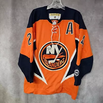 Autographed Bob Nystrom Vintage Koho NHL New York Islanders Mickus 24 Jersey M • $64.99