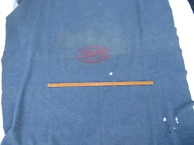 Vintage Culver Military Wool Blanket Blue 80  X 74  Needs Repair Of For Cut Up • $35