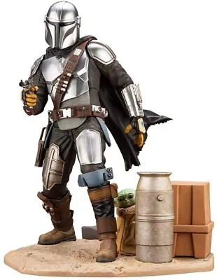 Kotobukiya ARTFX The Mandalorian And The Child 1/7 Scale Figure Statue USA • $115.95