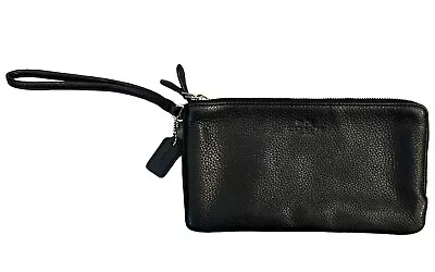 Coach Black Double Zip Wallet • £38.01