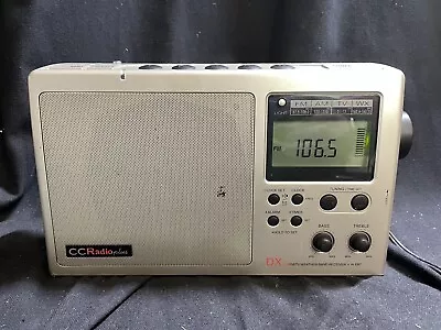 CC Crane CC Radio Plus DX AM/FM/Weather + Alert TV Battery Or Plug In • $29.99