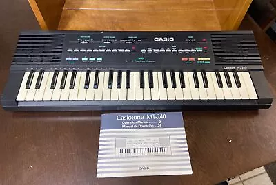 Casio Casiotone MT-240 Electronic Keyboard 210 Sound Tone Bank Record Vintage • $45