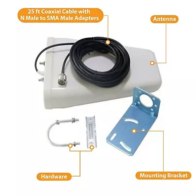 Yagi Directional Antenna Kit 3g 4g Lte Signal Booster  • $29.99