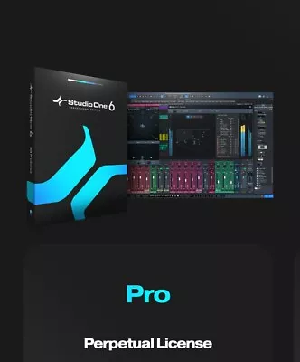 PreSonus Studio One 6 Pro DAW Music Production Software Perpetual License • £256.59