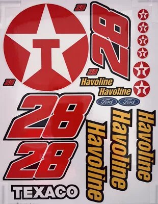 1/10 Scale R/C Racing Vinyl Decal/Sticker Sheet W/ Sponsor Stickers Havoline #28 • $18