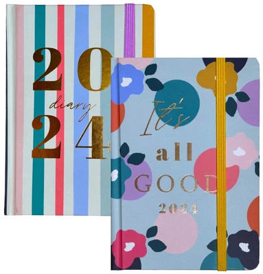£6.49 • Buy 2024 A6 Day A Page Diary Luxury Non Scratch Paper Journal Diary Student Teacher
