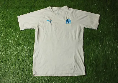 Olympique Marseille 2018/2019 Football Shirt Jersey Tee Puma Original Size M • $14.44