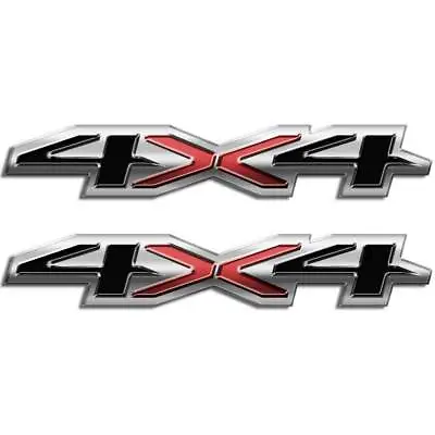 4x4 Black Red Truck Decal Sticker For Silverado Sierra Colorado 2 New Decals USA • $12.99