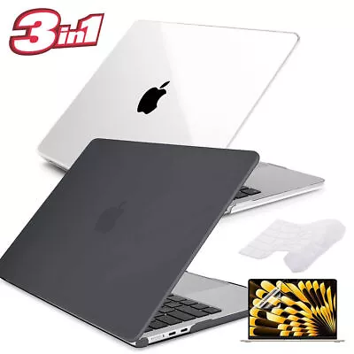For MacBook Air 15 Inch Hard Case Shell A3114 A2941 &Keyboard Cover Protector M2 • $14.99
