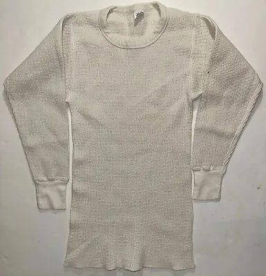 Vintage 50s 60s G C Murphy Murphy’s Mart Waffle Thermal Knit Shirt Made In USA M • $45