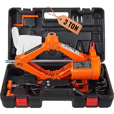 VEVOR Electric Car Jack Floor Jack 3 Ton Electric Scissor Jack Car Repair Tool • $48.99