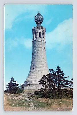 Mt Greylock Memorial Beacon Landmark Berkshires Massachusetts MA Postcard Unused • $2.75