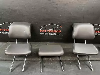 99-09 Saab 9-5 Wagon Front & Rear Seat Headrests Dark Gray Leather • $200