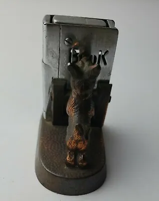 Rare Vintage Scotty Dog Resting On A Book Lighter.-made In Occupied Japan • $49.99