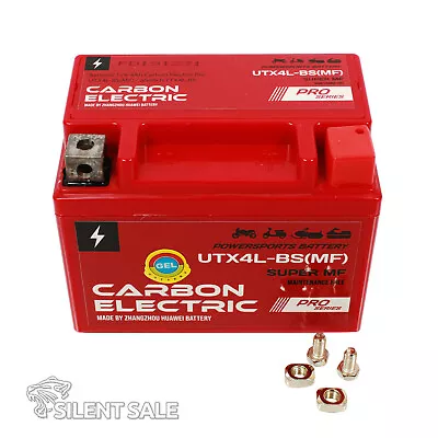 Gel Battery YTX4L-BS 4Ah 12V Motorcycle Scooter Quad Ready To Install UTX4L-BS(MF) • £17.15