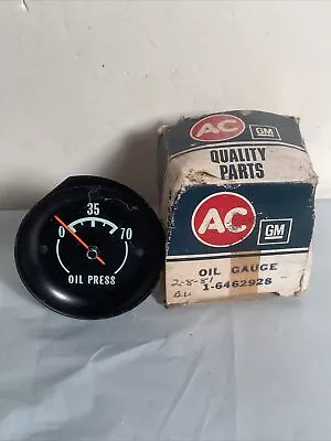 $14.98 • Buy 1968-1971 Chevrolet Corvette Oil Pressure Gauge PN# 6462928 For Parts Only