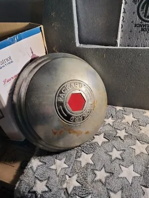 1930s Packard Hub Cap Solid Some Dings Rust Restorable • $35