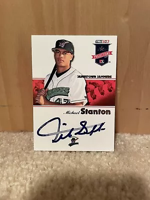 Mike  Giancarlo  Stanton Jamestown Jammers 2008 Tristar Signed Auto Rookie Card • $19.99