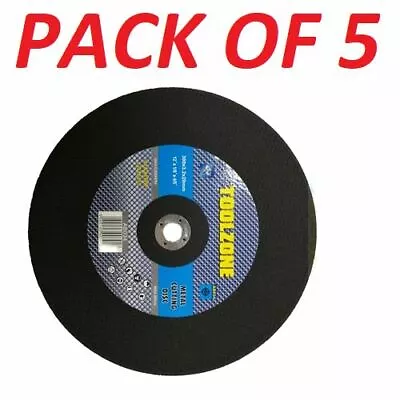  5 Pack 12'' Inch 300mm Metal Flat Cutting Discs Blades Cut Off Machine Disc • £12.89