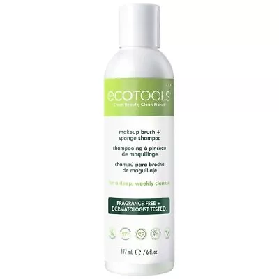 Ecotools Makeup Brush + Sponge Cleaner Cleansing Shampoo Fragrance-Free 6 Oz. • $9.49