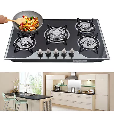  5 Burners Built-in Gas Stove LPG / NG Countertop Gas Stove Gas Cooktop 30 X20  • $169.11