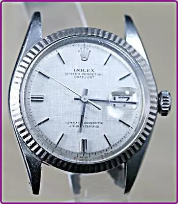 Rolex 1601 Men's 36mm White Gold Fluted Bezel Pie-Pand Dial  Datejust Automatic • $2025