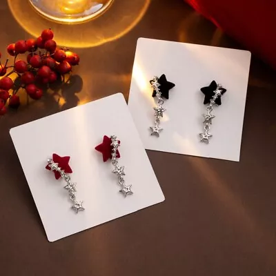 Star Tassels Star Earrings Star Drop Earrings  Gifts • $3.83