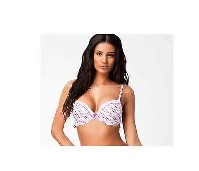 Marie Meili Carly Push Up Bra IN WHITE/PINK COLOUR. BB-6 • £8.62