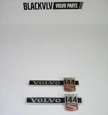 Volvo 144S Fender Badge Emblem Set Original • $44.99