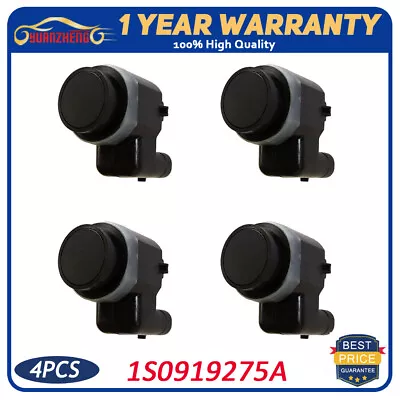 4PCS Backup 1S0919275D Parking Sensor For Audi A1 A3 Volkswagen Golf 1S0919275A • $39.49