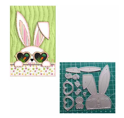 Easter Bunny Rabbit Metal Cutting Dies Scrapbooking Embossing Album Card Craft • £3.89