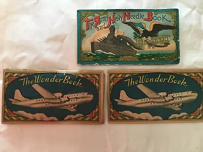 3 Vintage Needle Books All Occupied Japan 1 Army & Navy & 2 The Wonder Book • $5.99