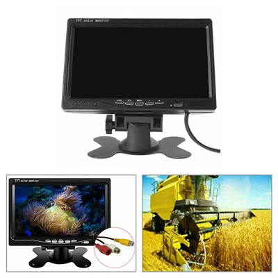 7 Inch HD Car Monitor Screen Replace For Rear View Reverse Backup Truck Camera • £28.62