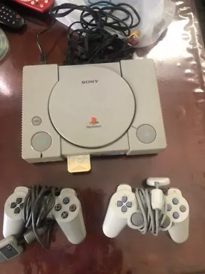 $149.99 • Buy Sony PS1 PSX Playstation 1 Fat Orly Model Video Game Console Controllers Works