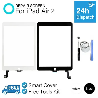 For IPad Air 2 A1566 A1567 Replacement Touch Screen Glass Digitizer Genuine IC • £14.89