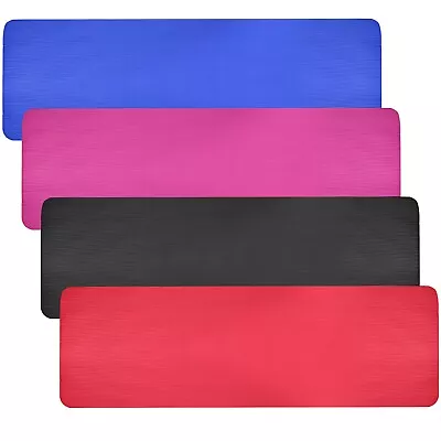 15mm Thick Yoga Mat Exercise Fitness Pilates Camping Gym Meditation Pad Non-Slip • $30.10