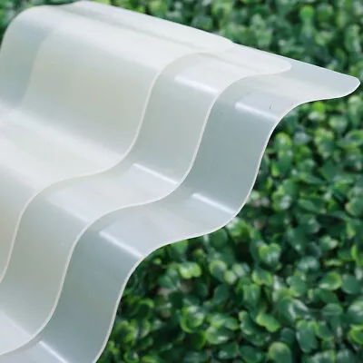 UV Protected High Impact Strength PVC Clear Plastic Corrugated Roofing Sheets  • £90.95