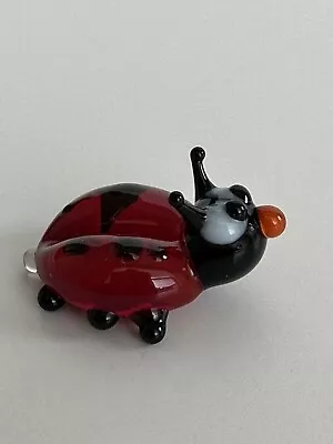 Miniature Ladybug Collectible Glass Animal Figurine  • $5.50