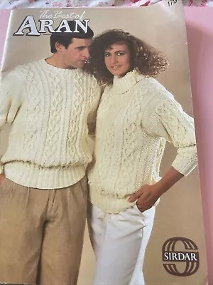 Family Jumper Knitting Book Aran  Good Cond Used • £0.99