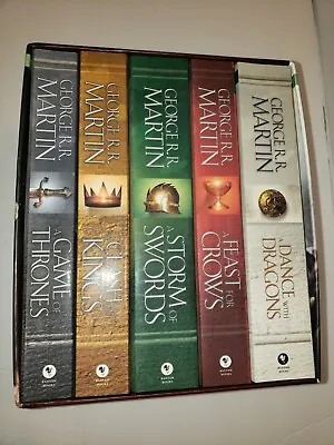 A Song Of Ice And Fire Ser.: George R. R. Martin's A Game Of Thrones 5-Book Set • $32.95