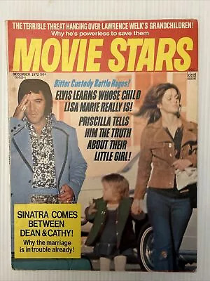 Movie Stars Magazine December 1972 Elvis Priscilla Sinatra Clint Eastwood • $1.99