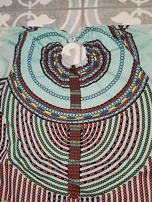 NWT Mara Hoffman Necklace Turq Ring  One Piece Swimsuit Size Large Retail $295 • $59