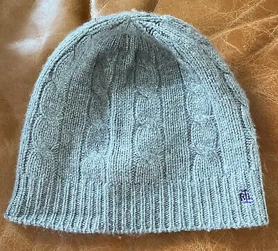 Genuine 'Lauren' By Ralph Lauren BEANIE Hat In Grey • £25