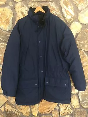 VINTAGE Eddie Bauer Down Parka Coat Mens Large • $42.50