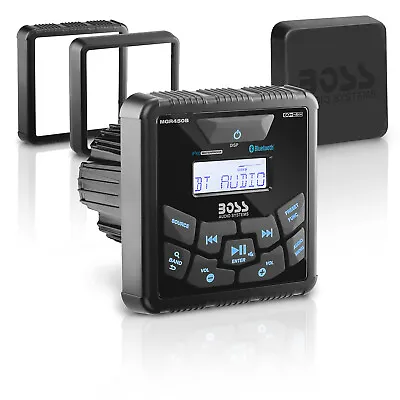 BOSS Audio Systems MGR450B Marine Gauge Receiver - Bluetooth No CD USB AM/FM • $119.02
